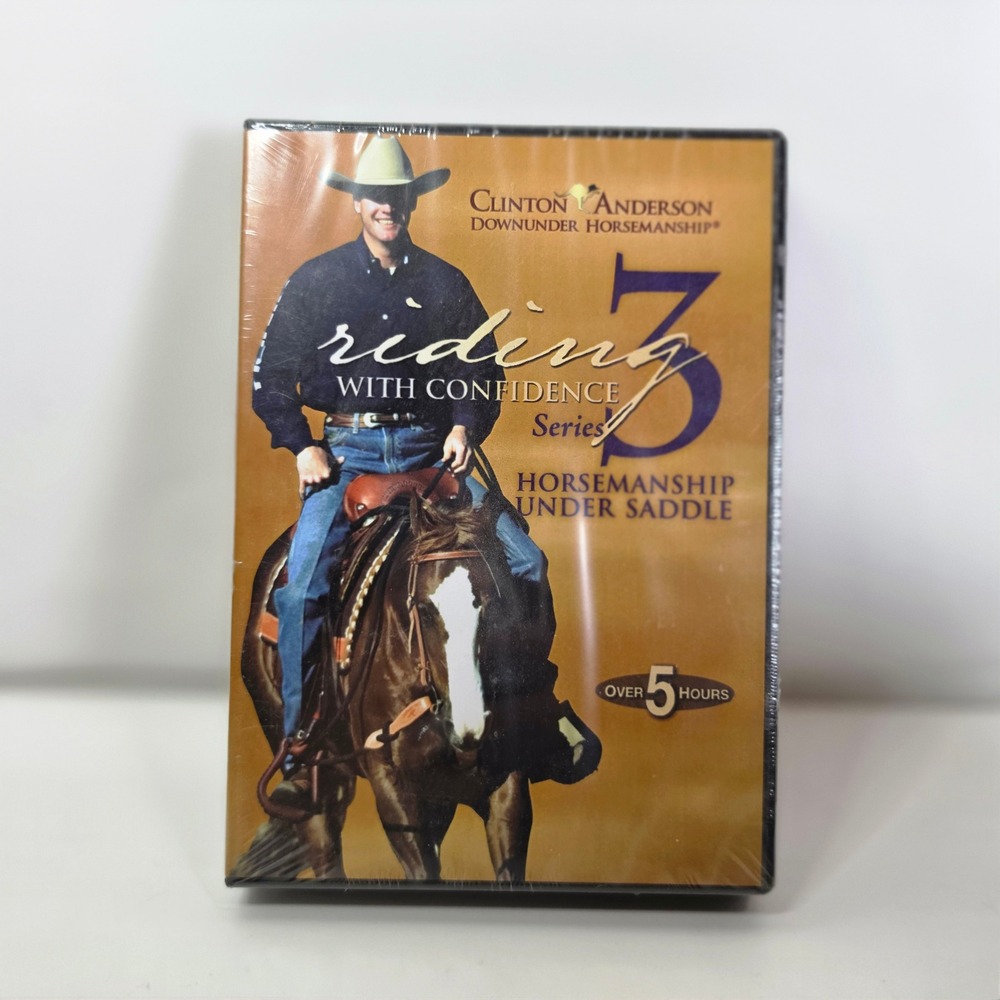 Clinton Anderson Riding With Confidence Series 1 DVD Horsemanship SEALED